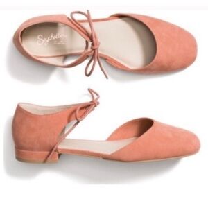 Anthropologie Seychelles Women's Prospect Blush Mary Jane Ballet Flats